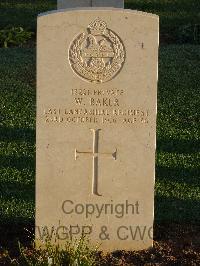 Salonika (Lembet Road) Military Cemetery - Baker, W